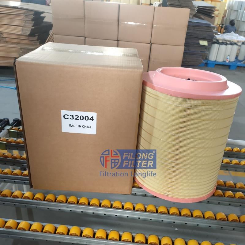 AIR FILTER FOR IVECO TRUCK C32004/ 5801400571 AF25154 P957182 E1150L LX4076  ,Reference Number:  BOSCH : F 026 400 563  CLEAN FILTERS : MA 3440  DONALDSON : P957182  DT Spare Parts : 7.17027  FEBI BILSTEIN : 171042  FILTRON : AM 455/7  FILONG FILTER  FA90127  FLEETGUARD : AF25154  HENGST FILTER : E1150L  LAUTRETTE : FA3636  MAHLE : LX4076  MANN-FILTER : C32004  MISFAT : R1102  SOFIMA : S7C16A  SogefiPro : FLI6975  TRP : 1534959  UFI : 27.C16.00  WIX FILTERS : WA10811 