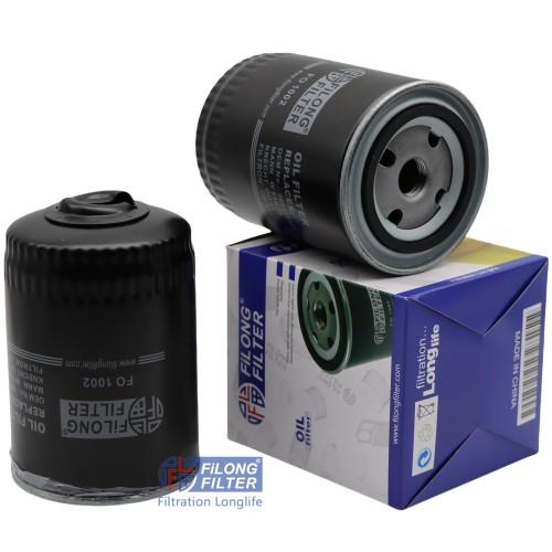 FILONG Oil Filter W940/25 028115561E 068115561A 068115561B 068115561C 068115568B  FILONG FO1002, OEM Number: CITROEN	1109A7, 1109F3, 5406242, 5457752 FIAT	1354823, 1354828, 4119015, 4121392, 4170601, 4354828, 592602, 82220425, 8222045, 82232108, 82241613, 82255076, 82300672, 9831079 FORD	1498028, 5005631, 5009231, 5011838, 5012554, 5013148, A720X6714CA GENERAL MOTORS	7984460, 93156304, 93156363, 93156390, 93156952, 9975153 HONDA	15461551305, 15461551315 NISSAN	15208V4960 OPEL	3448991, 3448992, 650362, 650372, VOF14 PEUGEOT	1109A7, 1109F3 RENAULT	7701023168 SUZUKI	770842 VOLKSWAGEN	028115561E, 068115561A, 068115561B, 068115568B, 078115561E, 6780358166, 681155613,068115561C VOLVO	1257492, 12574927, 1328126, 430143, 4804651, 795097 Reference Number: ACDelco	PF960, X100, X14, X29, X38 ALCO FILTER	SP916, SP979, SP980 BALDWIN	B114, B118 BOSCH	0451103346, 0451103350, 0451203005, 0451203088, F026408700 CHAMPION	C150, C153 COMLINE	EOF027, EOF030, EOF052, EOF136 COOPERS	LSF5001, Z7, Z831 CoopersFiaam	FT4765 CLEAN	DO225/C CROSLAND	2014, 2049, 339 DELPHI	FX0001, FX0017, FX0021, FX0038 DONALDSON	P557780 FILTRON	OP531 FILONG	FO1002 FLEETGUARD	LF3313, LF3314, LF3451, LF3466, LF551A FRAM	PH2815, PH3569, PH4825, PH8A HENGST FILTER	H17W05, H17W08, H17W15, H205W01 JAPANPARTS	JFO112 JS FILTER	C025J KNECHT	OC241, OC249, OC257, OC33, OC51, OC51OF, OC527, OC59, OC61 MAGNETI MARELLI	152071758744, 71758744 MAHLE FILTER	OC241, OC249, OC257, OC33, OC51, OC51OF, OC527, OC59, OC61 MANN-FILTER	W940/1, W940/21, W940/25, W940/44, W940/9 MECAFILTER	ELH4126, ELH4141, ELH4277 MOTORCRAFT	EFL77 MULLER FILTER	FO148, FO194, FO65 P.B.R.	BC1087, BC1160 PURFLUX	SLS186, LS274, LS415, LS553, LS553B, LS753 PUROLATOR	L30257, L37225, L38257, PC225, PC257 SCT Germany	SM108 QUINTON HAZELL	QOF5400 SOFIMA	S3103R, S5600R, S5601R, S5603R TECAFILTRES	172, 194, 50, 60 TECNOCAR	R65 TEHO	4089 UFI	2310200, 2310203, 2316400 UNICO FILTER	LI914425, LI914444 UNIPART	GFE248, GFE472 WIX FILTERS	51452, 51512, WL7075 