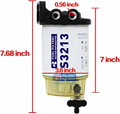 S3213 Fuel Water Separator Marine Kit for 3/8 Inch Npt Outboard Motor Mercury