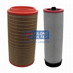 AIR FILTER 21431831 + 21431840 for NI-SSAN QUESTER  6528-Z900A + 16528-Z900B 