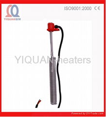 Vertical Spiral Teflon(PTFE) Chemical Anticorrosive Immersion Heater