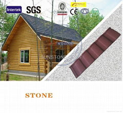 Maintance Free Beautiful Stone Coated Metal Roofing 