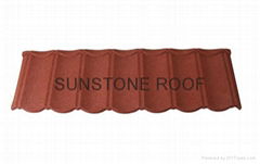 Waterproof Stone Coated Metal Roof Tile
