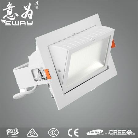 Private Mould 40W led rectangular downlight/Samsung chips plus Tridonic driver