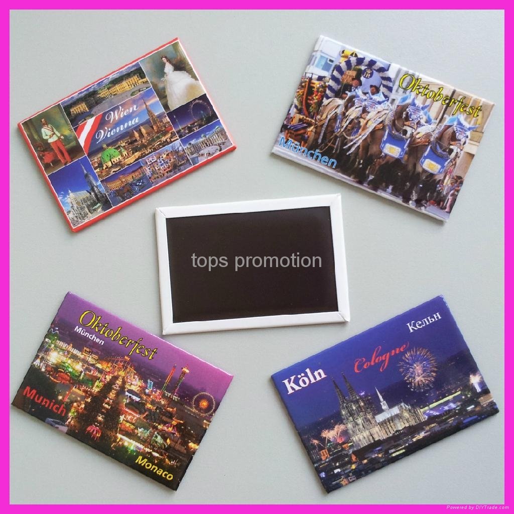 promotional gifts tin plate fridge magnet 3