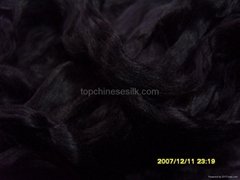 Mulberry silk sliver dyed