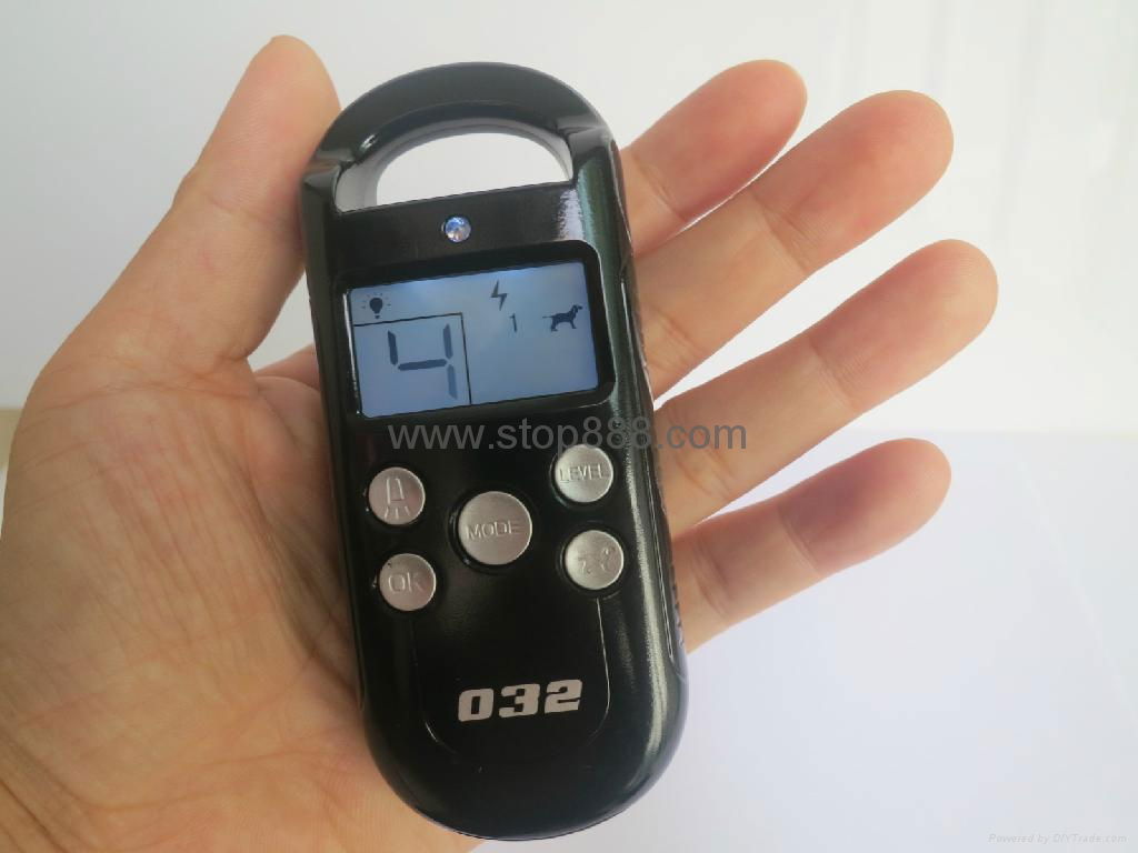 300M LCD display 4Levels shocks and Virbration waterproof dog trainer for 3dogs 4