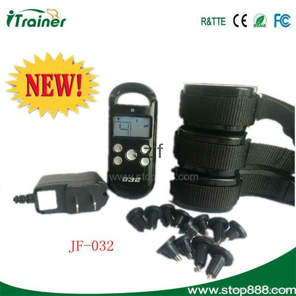 300M LCD display 4Levels shocks and Virbration waterproof dog trainer for 3dogs