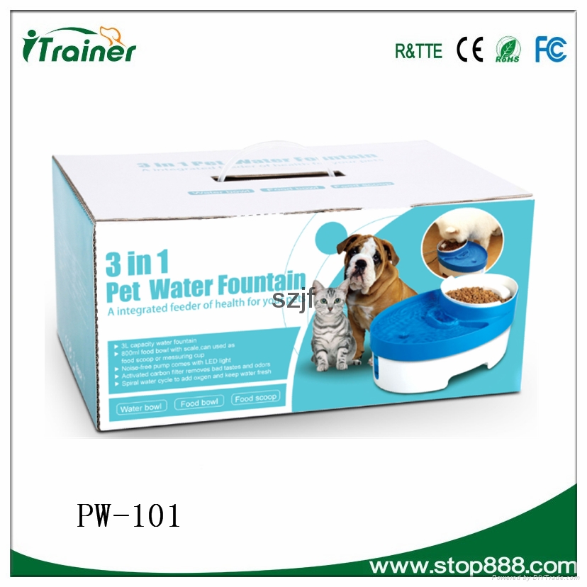 PW-101 宠物狗碗 狗狗喂水器二合一,喂食器工厂 2