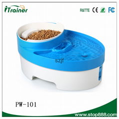 Automatic pet feeder PW-101 dog fountain doggie&cat water fountain