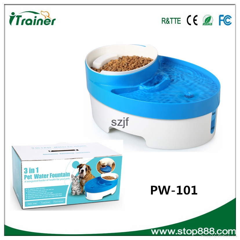 PW-101 宠物狗碗 狗狗喂水器二合一,喂食器工厂 3