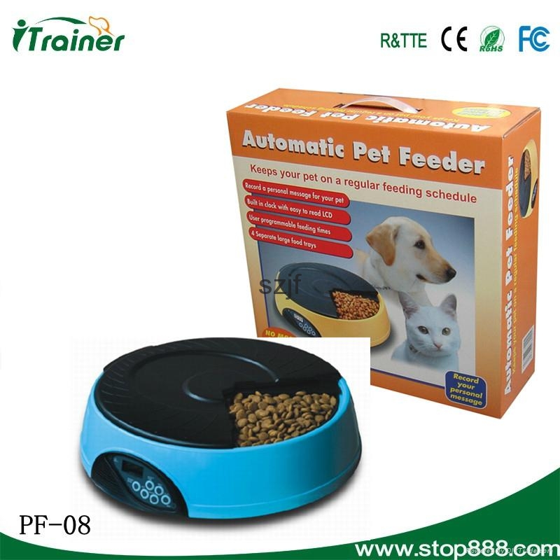 LCD Screen Automated Rabbit Feeder PF-08,dog feeder 5