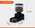 2015年新款宠物碗宠物喂食器定时定量猫狗自动喂食器 6