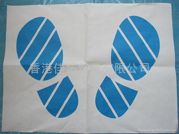 Paper Floor Mat with logo 2