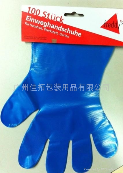 Disposable PE gloves