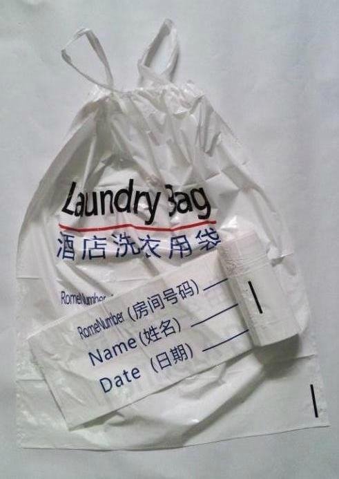 wholesale PE 100% biodegradable strong plastic drawstring garbage bags on roll 2
