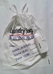 wholesale 100% biodegradable beautiful disposable hotel plastic laundry bag