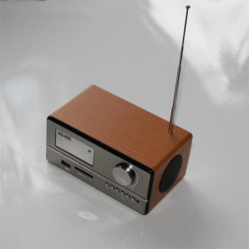 SD card speaker with FM radio clock alarm 3