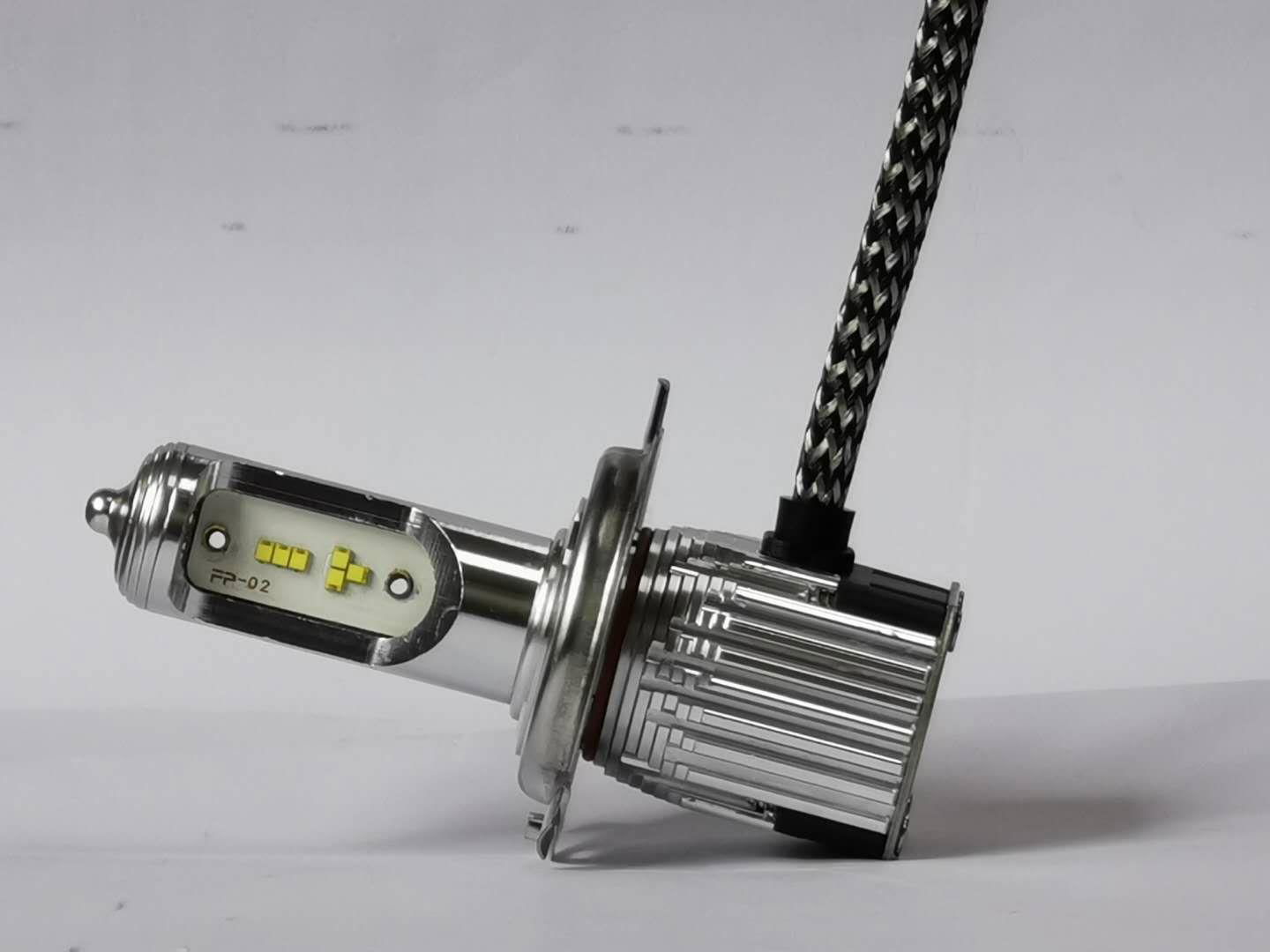 8000lm car led headlight bulb H4 with fan  3