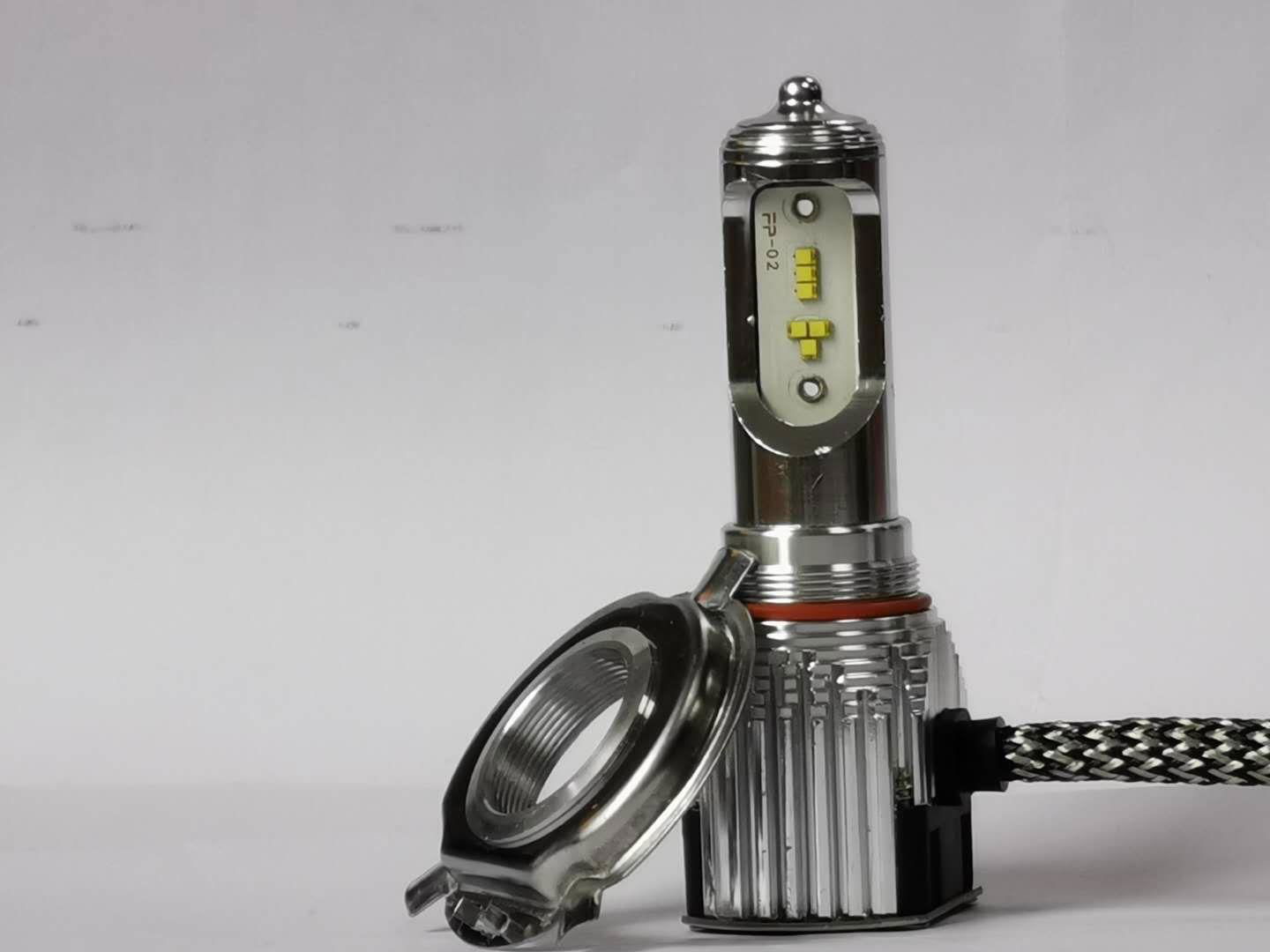 8000lm car led headlight bulb H4 with fan  4