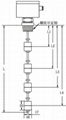 防腐塑胶连杆浮球液位开关 3