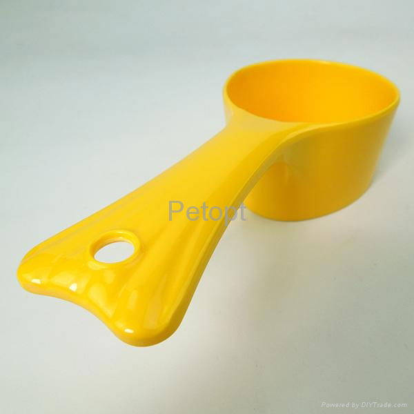 Oval shape fashion design melamine cat ood scoop 4