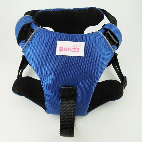 Puppy body vest adjustable soft mesh dog harness 2