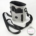 Pet Treat Pouch With Poop bag Dispenser With Adjustable Belt