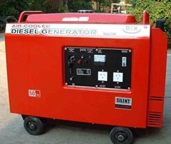 air-cooled silent generator set