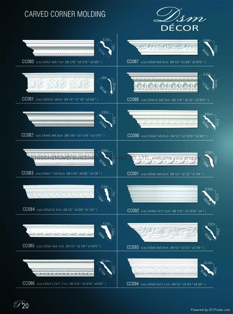 Polyurethane Crown mouldings 4