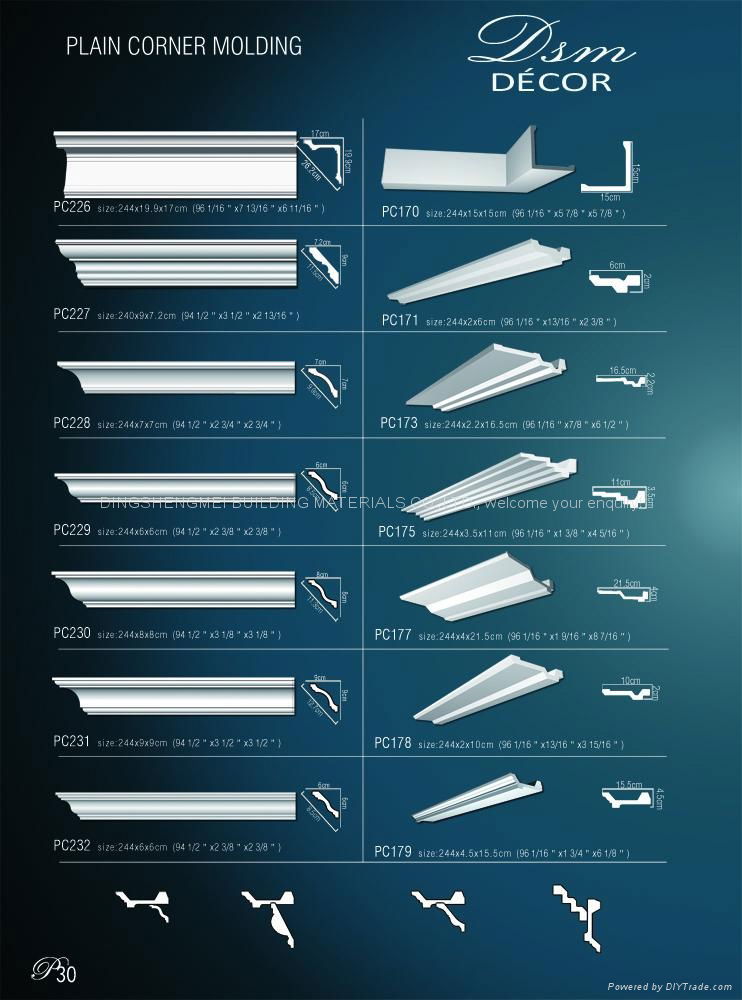 Polyurethane Cornice mouldings 2