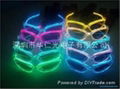 EL glasses,flashing 10 colors 1