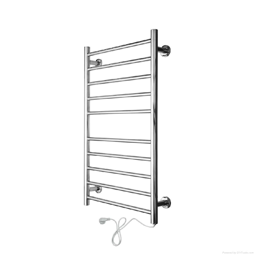 Heated towel rack