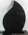 shanxi black granite tombstone