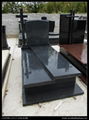 shanxi black granite tombstone