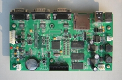 PCB and Assembly with Components