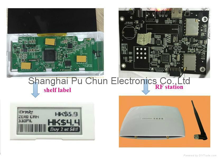 PCBA for electronic shelf label system