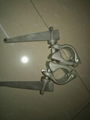 drop forged half swivel clamp with wedge 