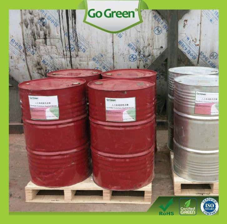 Go Green Colorless Asphalt Emulsion for Producing Hot Mix Colored Asphalt 5
