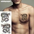 dragon temporary tattoo sticker body paint art factory wholesale 1