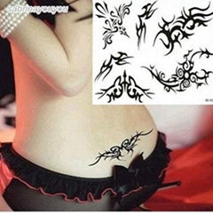 black henna body skin temporary tattoo sticker