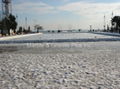 Crystal White marble fountain / fontan border