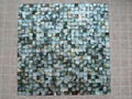 Mesh 25x25mm/300x300mm Blacklip Seashell MOP mosaic, Butt-joint gap 2