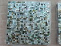 Mesh 10x10mm/300x300mm Blacklip Seashell MOP mosaic tile, Butt-joint gap format