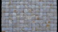 3D White MOP Mosaic tile 20x20mm/300x300mm, butt-joint gap format 2