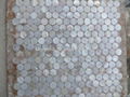 Dia. 20mm White MOP Mosaic Tile 5