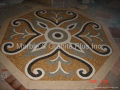 Marble mosaic medallion