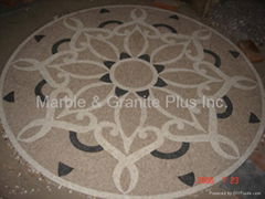 Marble mosaic medallion