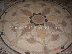 Marble mosaic medallion