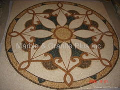 Marble mosaic medallion